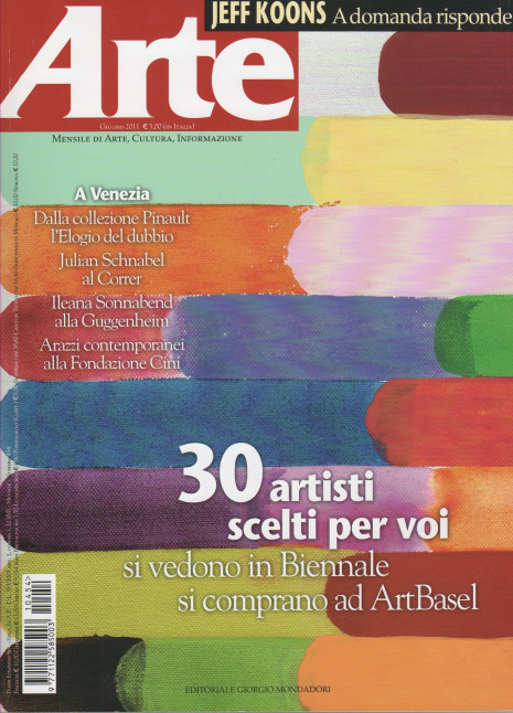 Copertina "Arte" giugno 20122